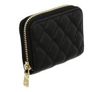 DEARMAMY 3piezas Billetera De PU De Gran Capacidad Diseño De Rombos Organizador De Tarjetas para Mujeres y Hombres Incluye Compartimentos y Cierre De Cremallera para Monedas y Documentos