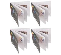 DEARMAMY 4 Cuadernos de Pruebas para Daltonismo Libro de Gráficos para Prueba de Daltonismo Diagramas de Placa para Monocromatismo Impresión Profesional y Portátil para Exámenes Visuales