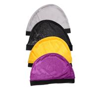 DEARMAMY 4 Gorras Tipo Cúpula Para Pelucas Coloridas, Ultrafinas y Elásticas, Transpirables y Absorbentes De Sudor, Talla Única, Para Hombres y Mujeres En Climas Cálidos y Uso Diario