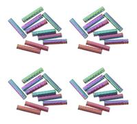 DEARMAMY 4 Juegos Cabezas De Cordones De Colores Encantos De Decoración De Zapatos Hebilla De Zapato Campo De Golf Shoe Laces Agujetas Para Zapatillas Puntas De Cordones De Metal 10 Uds * 4