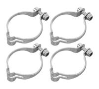 DEARMAMY 4 Piezas Abrazadera Metálica para Cables Abrazadera del Cable de Cambio Clip de Montaje 28,6mm Plata de Cambio y Guía de Carcasa de Bicicleta