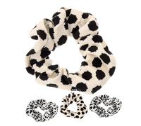 DEARMAMY 4 Piezas Coleteros Elásticos Pelo Para Niña Coleteros Decorativos Estampado De Leopardo Gomas Pelo Accesorios Estampado De Leopardo