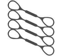 DEARMAMY 4 Piezas de Anillos de Tope de Silicona para Trompeta, Accesorios Ligeros para Evitar Deslizamiento en Competencia y Uso Profesional