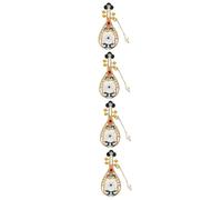 DEARMAMY 4 Piezas Pipa Broche Decoraciones Laúd Broche Género Guardián Pin Cardigans Para Mujeres Cardigan Ligero Para Las Mujeres Música Revelar Broche De Esmalte Boda Traje Joyería