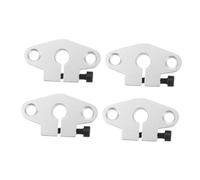 DEARMAMY 4 piezas Soporte Fijo de Eje para Impresora de Aluminio Base de Sujeción Práctica y Duradera para Carril Guía y Soporte de Varilla