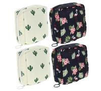 DEARMAMY 4 Uds Bolsa De Almacenamiento De Servilletas Sanitarias Zipslide Bolsa De Servilletas Sanitarias Bolsas De Viaje Estuche De Identificación Cartera Bolso Pequeño Bolso De Cambio