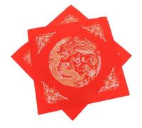 DEARMAMY 40 Piezas Papel Rojo Chino para Caligrafía Fu Gruesas y Lisas para Escritura Manual Decoración Tradicional de Año Suministros Festivos para Decoración del Hogar