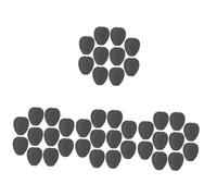 DEARMAMY 40pares of Non-slip Shoe Pads Adhesive Sole Protectors for High Heels Wear-resistant Shoe Stickers Dots