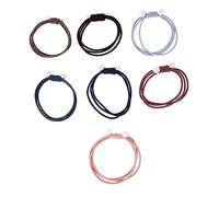 DEARMAMY 40piezas Anillos Cabello Mujer Unidades Gomas Elasticas Coletas Acorsetos Suaves Flexibles
