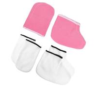 DEARMAMY 4pares Mascarilla para Manos y Pies de Queroterapia Guantes Exfoliantes Hidratantes Cuidado de Manos y Pies