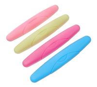 DEARMAMY 4piezas Contenedor Portátil De Cepillos De Dientes Estuche De Viaje Cesta De Almacenamiento