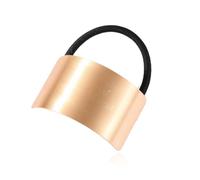 DEARMAMY 4piezas Diadema Elástica De Aleación Pulida Para Cabello Para Mujer y Niña Para Coleta