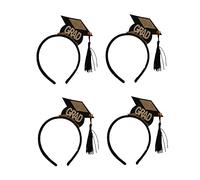 DEARMAMY 4piezas Mini Sombreros Borlas Diademas Elegantes Accesorios Cabello Tocados Para Fiestas Perfectos Para Graduación