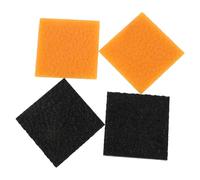 DEARMAMY 4piezas Parche De Tacón Cuadrado Protector De Antideslizante De Goma Accesorio Para Reparar El Talón Para Zapatos De Tacón Formales Tapones De Repuesto