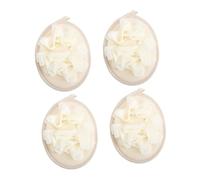 DEARMAMY 4piezas Toallitas De Flores De Baño Esponjas Exfoliantes Para Ducha Bolas De Baño Generador De Burbujas Para Limpieza El Hogar