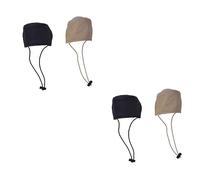 DEARMAMY 4piezas Zapatos De Protección Antidesgaste para Conducir Cubierta De Talón Resistente Al Desgaste Protector De Derecho Negro y Compatible Calzado Tacón