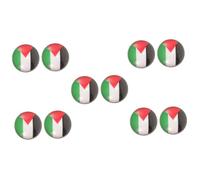 DEARMAMY 5 Juegos Broche De Alfileres De Esmalte De Cárdigan Insignia Patriótica Distinción Broche Palestina Broche Original Palestina Broche De La De Palestina 2 Piezas * 5