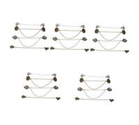 DEARMAMY 5 Juegos Clip De Suéter Broche Para Camisa Broche Para Suéter Clips De Vestir Clips De La Vendimia De La Camisa Pinzas Para El Cuello Del Vestido Clips De Cuello Chal 4 Uds * 5