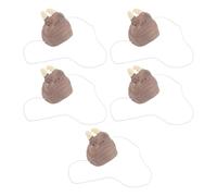 DEARMAMY 5 Piezas Narices de Disfraz de Animal Marino Prop de Nariz Ajustable para Halloween y Fiestas Infantiles Accesorio Divertido para Cosplay y Rendimiento Escolar