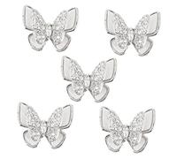 DEARMAMY 5 Piezas Pegatinas de Uñas de Diamante Tachuelas para Uñas de Niña Joyería de Manicura DIY Decoración Hogar
