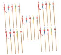 DEARMAMY 5 Series Cuchara De Bambú Limpieza Orejas Eliminación De Cera Limpiador Herramienta Para Quitar La Cera Del Oído Removedor De Cera Cerumen 5 Piezas X 5