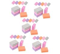 DEARMAMY 5 Series Lima De Uñas Clavo Bloquear Pulido Buffer Manicura Lijado Cutícula Bloque De Tampón De Uñas Herramientas De Uñas Para Mujeres Esponja 100 Piezas*5