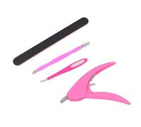 DEARMAMY 500piezas Kits De Uñas Acrílicas Herramientas De Manicura Uñas Press Duraderas y Prácticas Unidades