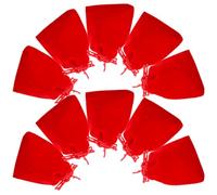 DEARMAMY 50piezas Bolsas De Muselina Cordón Para Joyería Bolsitas Para Regalos Unidades Bolsa De Franela Para Manualidades y Envoltura De Joyas