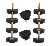 DEARMAMY 5pares Tacones Altos Pinchos Tapas de Corazón para Reparar Zapatos Puntas para Reemplazar Tacones Usos Salones y Sandalias