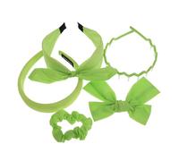 DEARMAMY 5piezas Horquilla De Lazo Para Niñas Juego De Accesorios Cabello Incluye Diademas Lazo Para Cuidado Spa y Maquillaje Facial