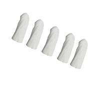 DEARMAMY 5piezas Protector De Dedos Unidades Cuero Grueso Aislamiento Térmico Para Hacer Joyas Color De Oveja