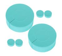 DEARMAMY 6 Piezas Corizas de cabello Anillo de cabello largo curling durante la noche rizo rodillos de esponja pequeño espuma herramienta para rizar el cabello esponja de peluquería