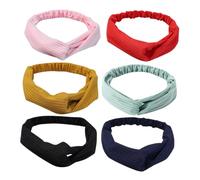 DEARMAMY 6 Piezas diadema de ejercicio de yoga bandas para la cabeza mujeres adultas diademas para mujer diadema deportiva diadema de spa pañuelo diademas atléticas diadema interior tela