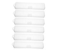DEARMAMY 6 Piezas Estuche Para Cepillos De Dientes Unidades Contenedores Portátiles Para Cepillos De Dientes y Para Viajes o Uso Diario