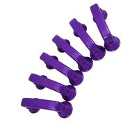 DEARMAMY 6 Piezas juguete auricular Dispositivo de comunicación para leyendo telefonos susurrar teléfonos para leer Juguete de teléfono celular para AbS Púrpura