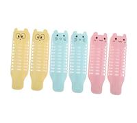 DEARMAMY 6 Piezas Rizador de Pelo Rulos de Cabello Pinzas Pelo Accesorios Cabello para Crear Ondas Grandes el Hogar