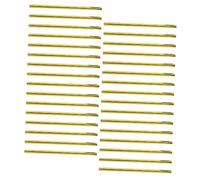 DEARMAMY 600 Piezas Tira De Oro De Sellado Lazos Retorcidos Para Bolsos Lazos Para Bolsos Bridas De Metal Tratar Bolsas Lazos Envasado De Golden Alambre De Hierro