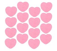 DEARMAMY 60piezas Esponjas Faciales Comprimidas Forma Corazón Limpiador de Pulpa de Madera Natural Borla para Limpieza Cosmética y Desmaquillaje de Rostro