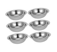 DEARMAMY 6piezas Cuenco Para De Aceites Esenciales Cuencos De Acero Inoxidable Para Faciales Herramienta Para Diy