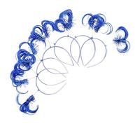 DEARMAMY 6piezas Diadema De Peluca Real Para Niñas Diademas De Peluca De Rendimiento Accesorios Cabeza Decoración Para Fiestas Tocados Para Fiestas