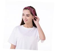 DEARMAMY 6piezas Diademas Elásticas Cruz Yoga Gomillas Pelo Mujer Cinta Pelo Deportiva