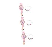 DEARMAMY 6piezas Reloj De Pulsera De Unicornio para Niñas Diseño De Cuento Reloj De Cuarzo para Mujer Accesorio De Moda y Divertido para y Uso Escolar