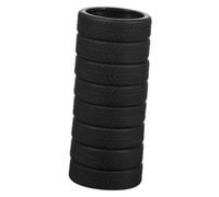 DEARMAMY 8 Pcs Funda Protectora para Ruedas Protectores Cubiertas del Volante Rueda De Equipaje Fundas De Maleta para Equipaje Protector De La Cubierta del Equipaje Auto Gel De Sílice Black