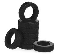 DEARMAMY 8 Piezas Maleta De Equipaje Diadema De SPA De La Manija De La Cubierta Protector De Carro Almohadilla De Protección De Alta Temperatura Equipo Portátil Gel De Sílice Black