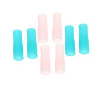 DEARMAMY 8 Uds. Funda Protectora De Silicona Para Manicura, Tijeras Para Cutículas De Uñas, Tijeras Para Piel Muerta, Cubierta Rotekt Superior Para Pinzas De Uñas, Cubierta Para Pinzas