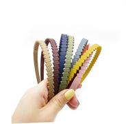DEARMAMY 8piezas Diademas Sencillas Dientes De Antideslizantes Para Mujer Para Lavado De Maquillaje