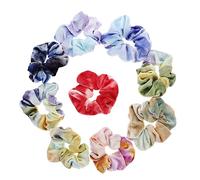 DEARMAMY 9piezas Diadema de Franela de Gomas Elásticas Pelo Coleteros sin Dejar Rastro para Uso Diario Accesorios Cabello de Mujer Anticaida Pelo