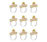 DEARMAMY 9piezas Diadema Duradera Aros Festivos Tocado Para Fiesta Del Cinco De Mayo Para y Familiares