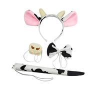 DEARMAMY Accesorio De Disfraz De Vaca Orejas De Vaca Diadema De Disfraces Para Niños Decoración De Halloween
