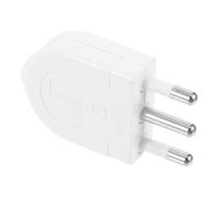 DEARMAMY Adaptador de Enchufe Italiano Soporte hasta 16A de 3 Clavijas Conexión a Tierra Diseño Desmontable de Pc para Electrodomésticos y Viajes